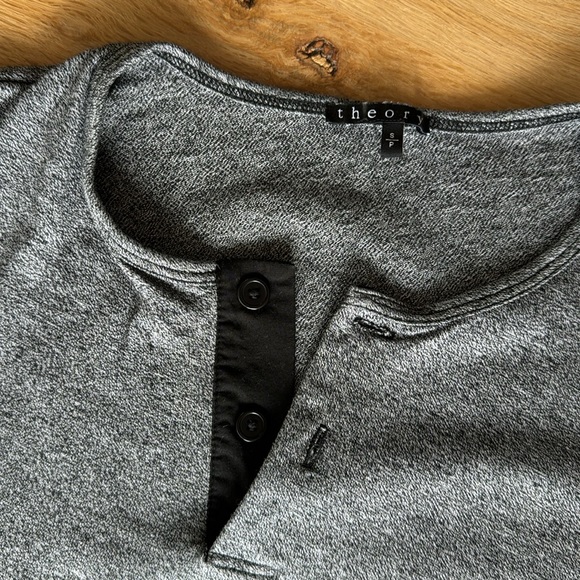 Theory Men’s Marled LS in Pima cotton - Picture 2 of 7